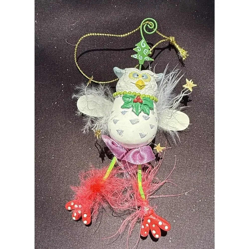 Krinkles Olivia Owl CHRISTMAS TREE Ornament Patience Brewster Very Rare -K1